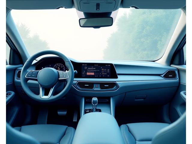 Infographie montrant la qualité de l'air intérieur purifié dans un habitacle automobile après traitement kennelkingdom.com